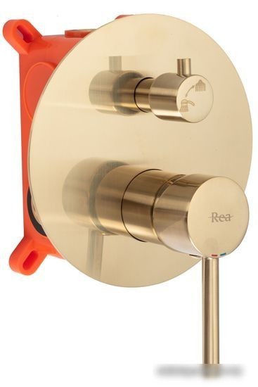 Душевая система Rea Lungo Matt Gold REA-P4160