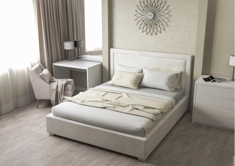Кровать Elmax Альба 200x200 Стационарное (Glory 01)