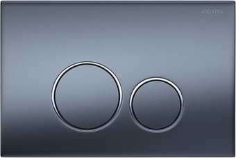 Панель смыва Aquatek KDI-0000035 (оружейная сталь)