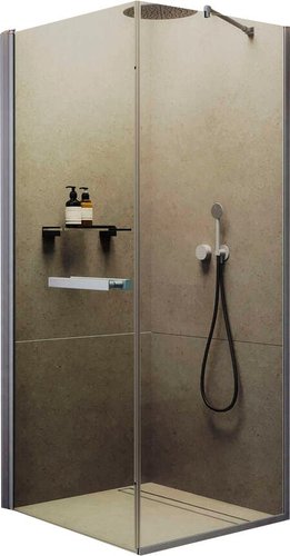Душевой уголок MaybahGlass MGY-1312-5 (бесцветное стекло/хром матовый)