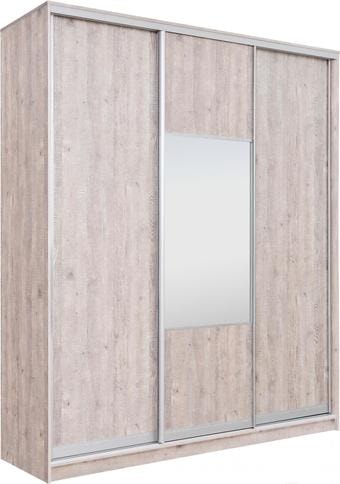 Шкаф распашной Рэйгрупп 233 SSX Elgon РГ-07.05 (сосна натуральная/хром)