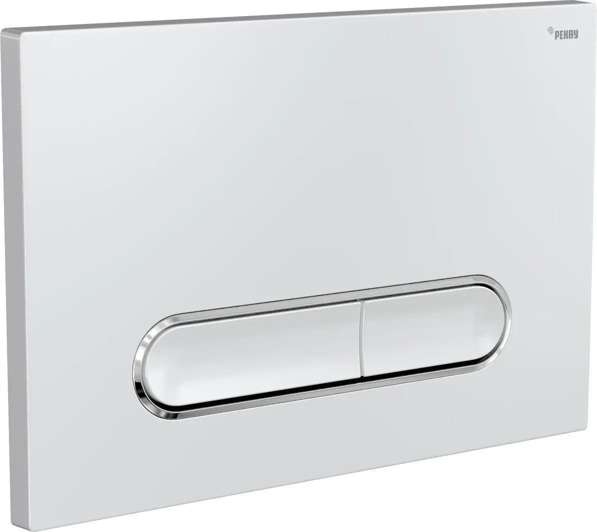 Панель смыва Pexay Nova Ellipse 002 (хром/глянцевый белый)