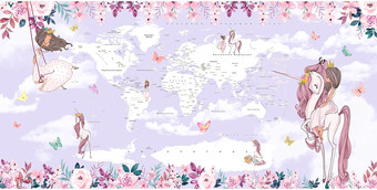 Виниловые обои Citydecor Princess 13 300x150
