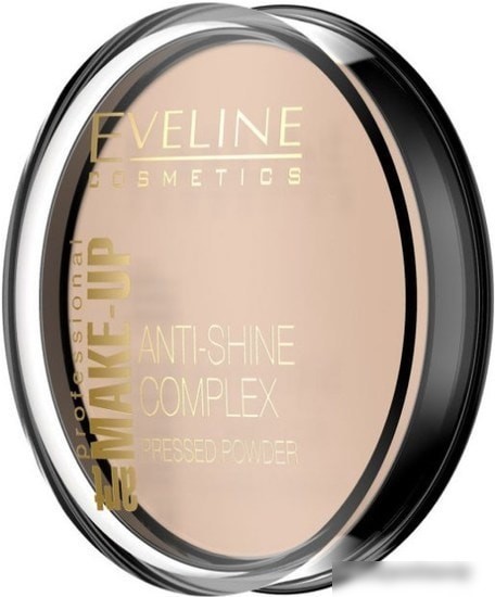Компактная пудра Eveline Cosmetics Anti Shine Complex Pressed Powder (тон 35 golden beige)