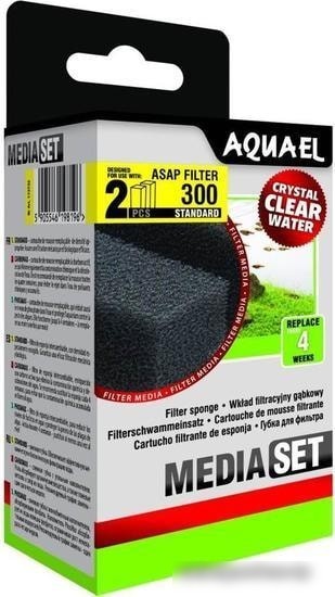 Наполнитель фильтра AquaEl Asap 300 Standard 2 шт Наполнитель фильтра AquaEl Asap 300 Standard 2 шт