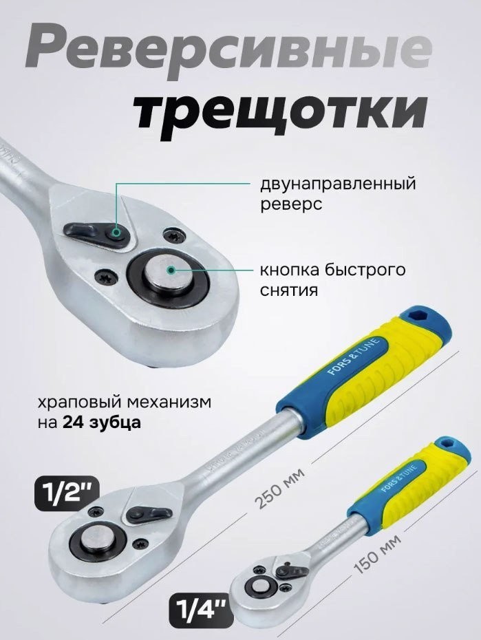 Универсальный набор инструментов FORSandTUNE 41082-5 (64657)