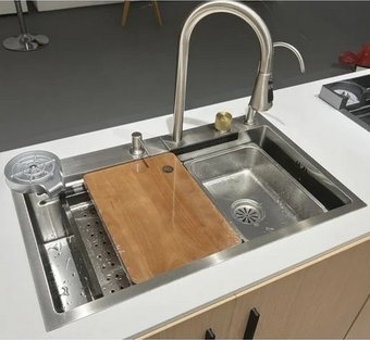 Кухонная мойка MARRBAXX C7546-R Decor C7546-DMR (нержавеющая сталь)