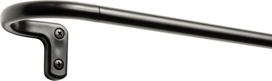 Карниз для штор UG Home Раздвижной U-образный 1КТ-122-213-Ч (черный, 1.22-2.13м)