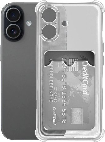 Чехол для телефона BoraSCO Apple iPhone 17 75702 (прозрачный)