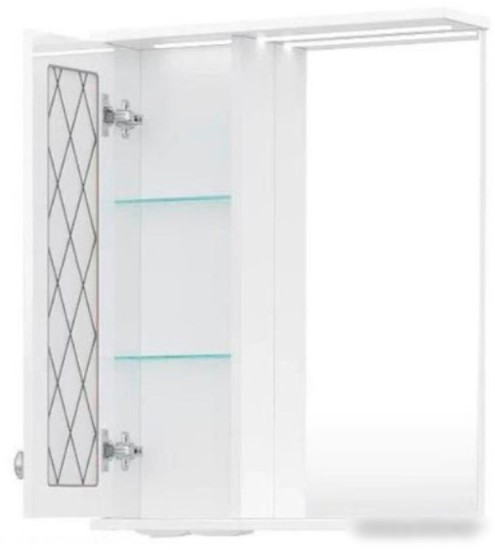 Volna Шкаф с зеркалом Milena 55 L (белый)