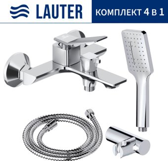 Смеситель Lauter Allure 21CK6618C с лейкой Relexa Fleur 21S00126