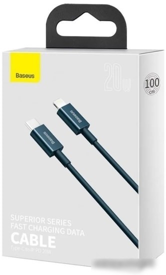 Кабель Baseus Superior Type-C - Lightning (2 м, синий)