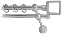 Карниз для штор Lm Decor Куб 177 2р гладкий (сатин, 2м)