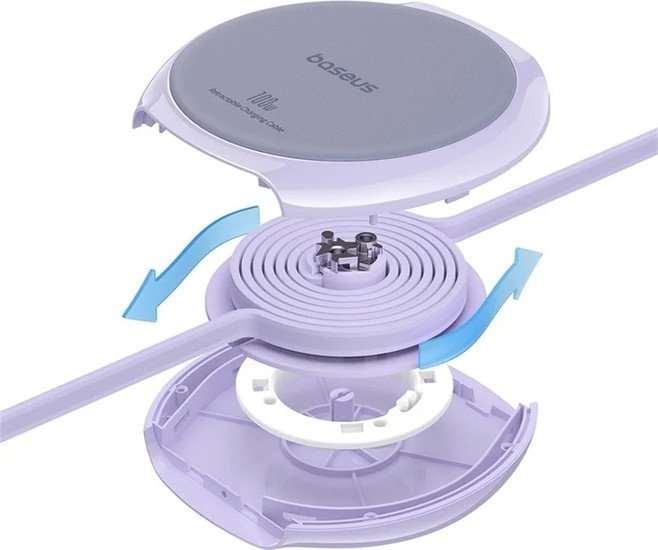 Кабель Baseus Free2Draw USB Type-C - USB Type-C (1 м, фиолетовый)