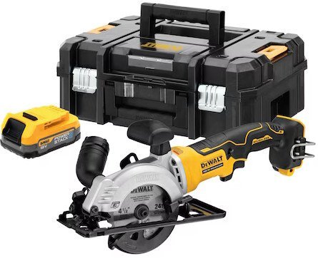 Дисковая (циркулярная) пила DeWalt DCS571E1T (с 1-им АКБ без ЗУ, кейс)