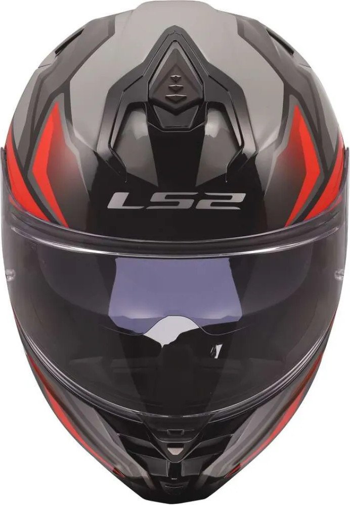 Мотошлем LS2 FF817 Challenger II Viper (XL, серый/красный)