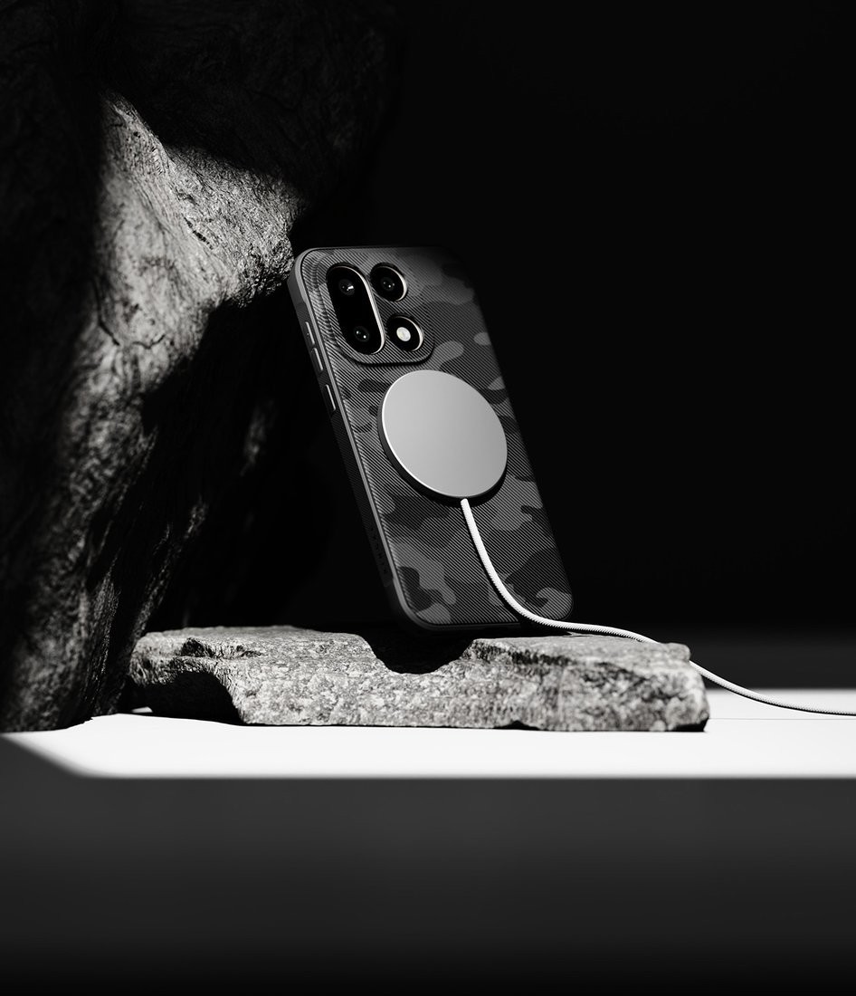Чехол для телефона Ringke Onyx Magnetic для OnePlus 15 (Camo Black)