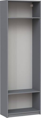 Шкаф-гармошка Mio Tesoro Макс 75x36x233 2.06.07.240.4 (серый)