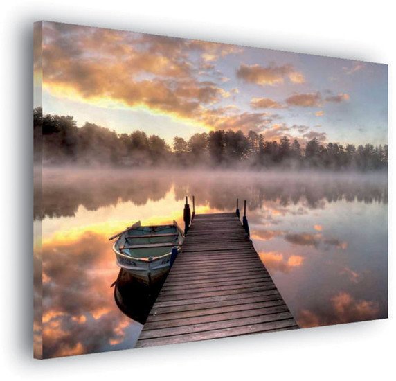 Картина Stamprint Деревянный пирс NR009 (80x100)