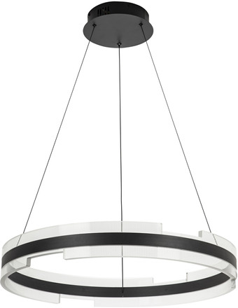 Подвесная люстра LED4U L8777-600 BK