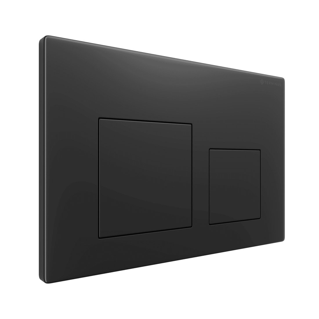 Панель смыва MebelVann Classic Квадрат 82K24x16B (черный матовый)