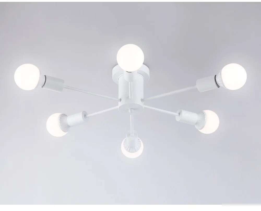 Припотолочная люстра Ambrella light Traditional TR80401/6 WH (белый)