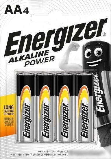 Батарейка Energizer Alkaline Power LR6 4BL 4 шт