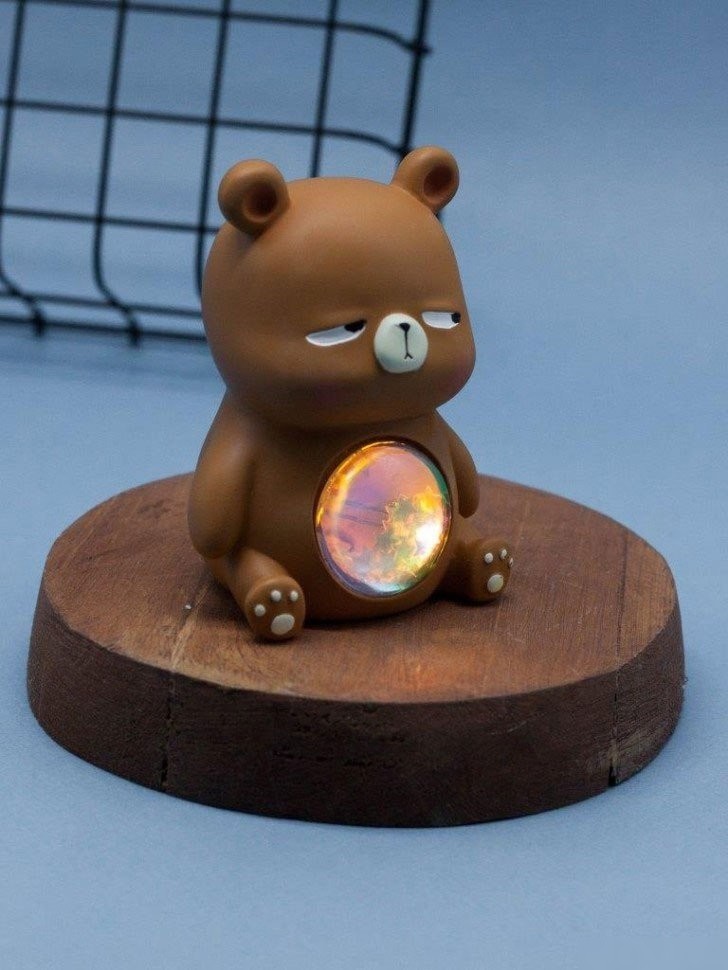 Ночник ILikeGift Bear 1036-6AB (коричневый)