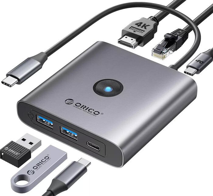 Док-станция Orico FAX3-6PCR-GY-EP