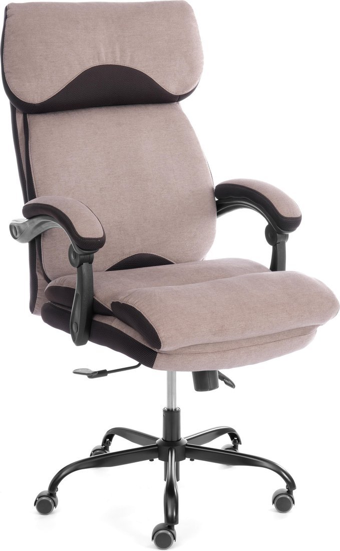 Офисное кресло TetChair Chief metalBL (ткань, светло-коричневый, KUB 03/TW-24)