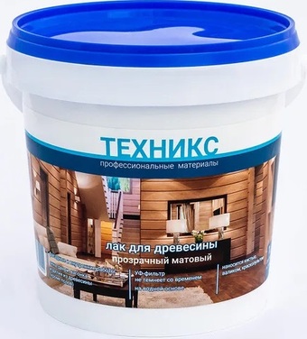 Лак Техникс ВД-АК-1 ТГ Для древесины 1 кг (прозрачный, глянцевый)