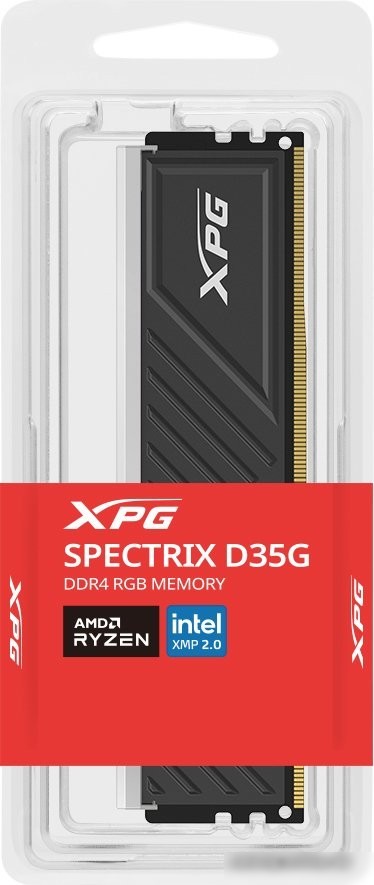 Оперативная память ADATA XPG Spectrix D35G RGB 16ГБ DDR4 3200 МГц AX4U320016G16A-SBKD35G
