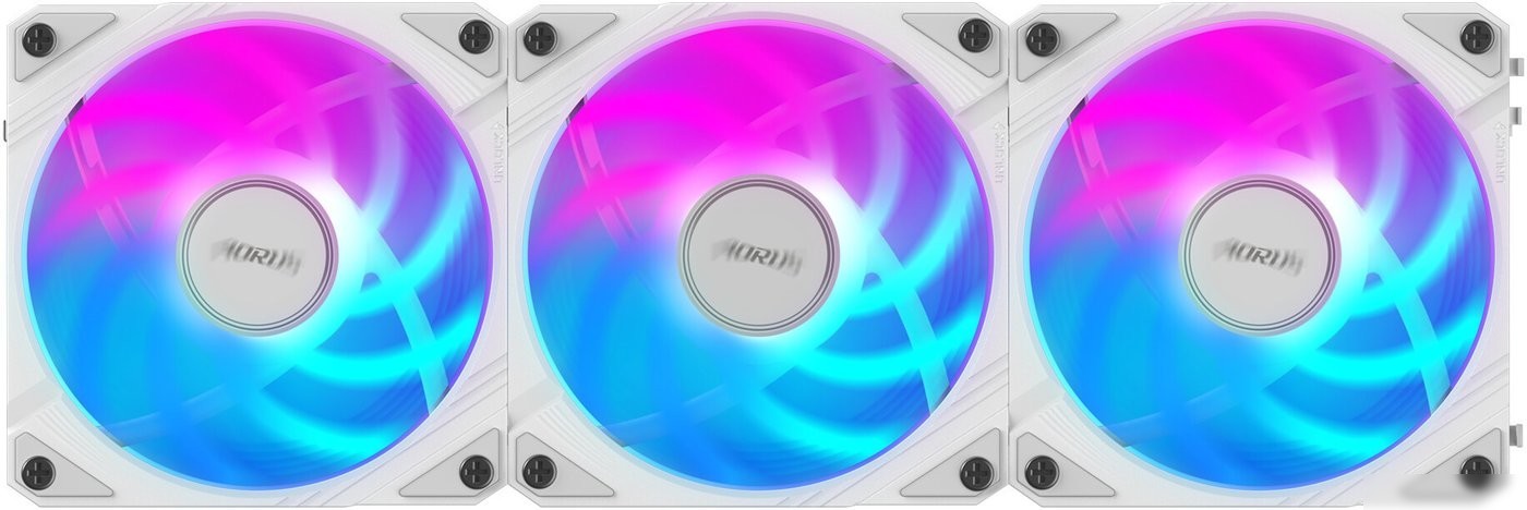 Комплект вентиляторов для корпуса Gigabyte Aorus EZ Chain Fan 120 Ice 3-Pack