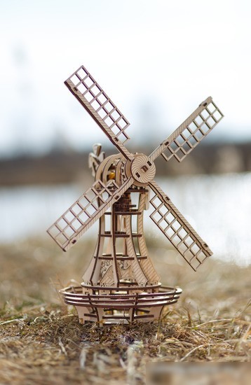 3Д-пазл Eco-Wood-Art Ветряная мельница