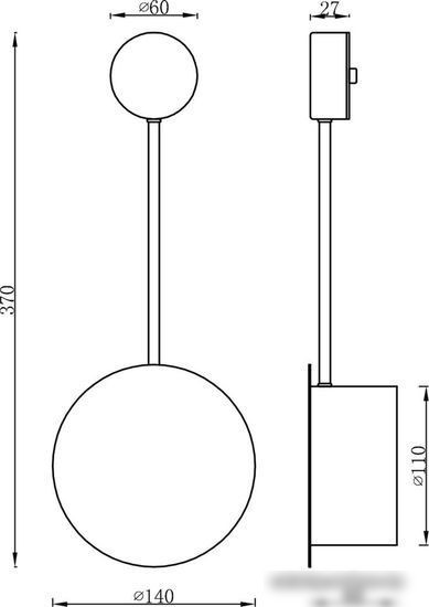 Бра Kinklight Фирс 2208-1A,19