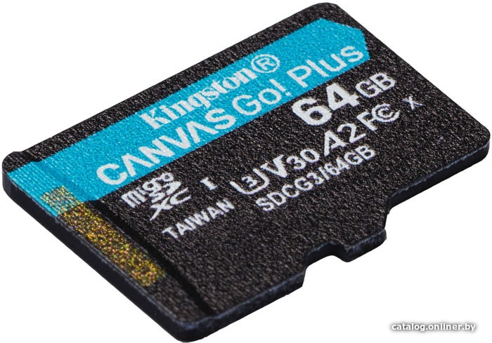 Карта памяти Kingston Canvas Go! Plus microSDXC 64GB