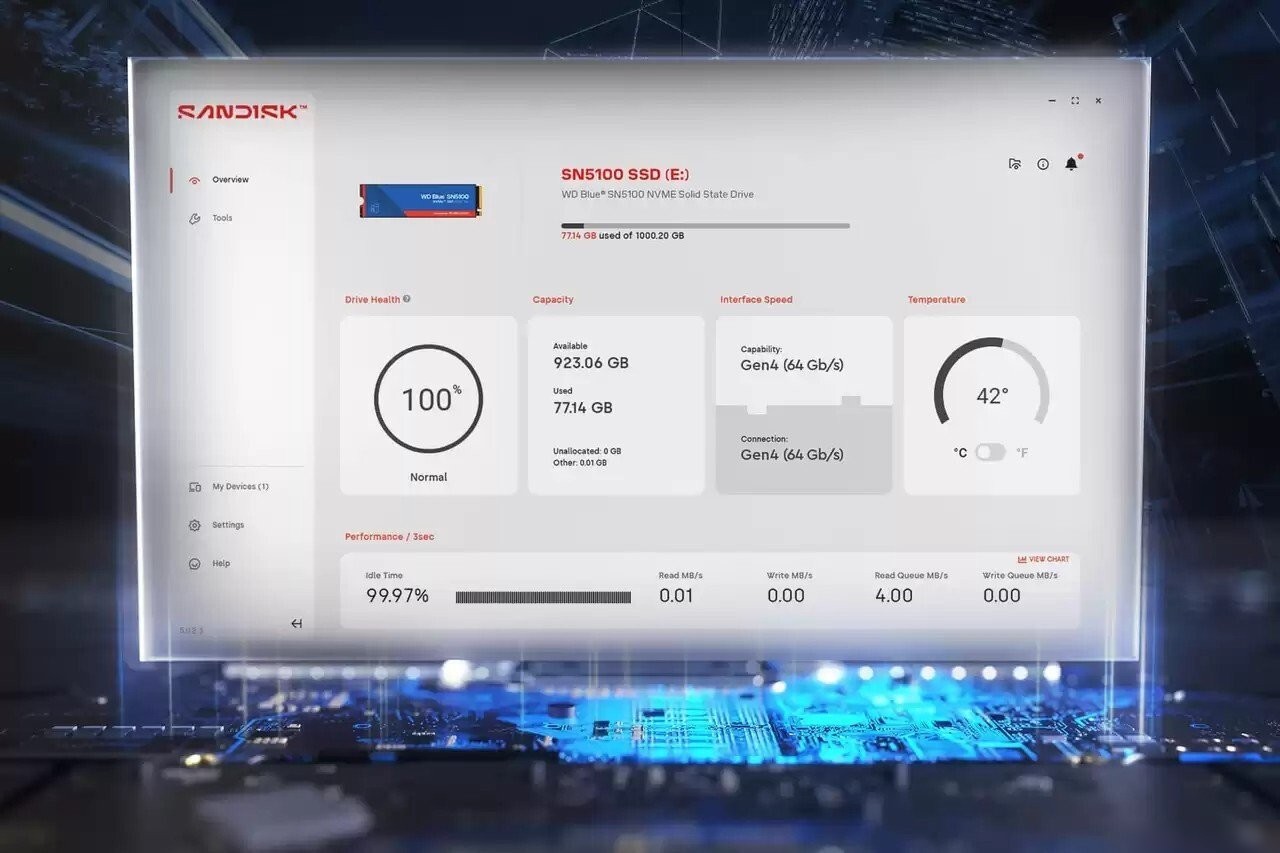 SSD WD Blue SN5100 500GB WDS500G5B0E
