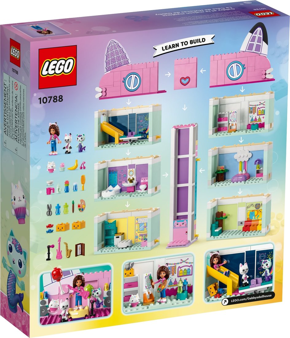 Конструктор LEGO Gabby's Dollhouse 10788 Кукольный домик Габби