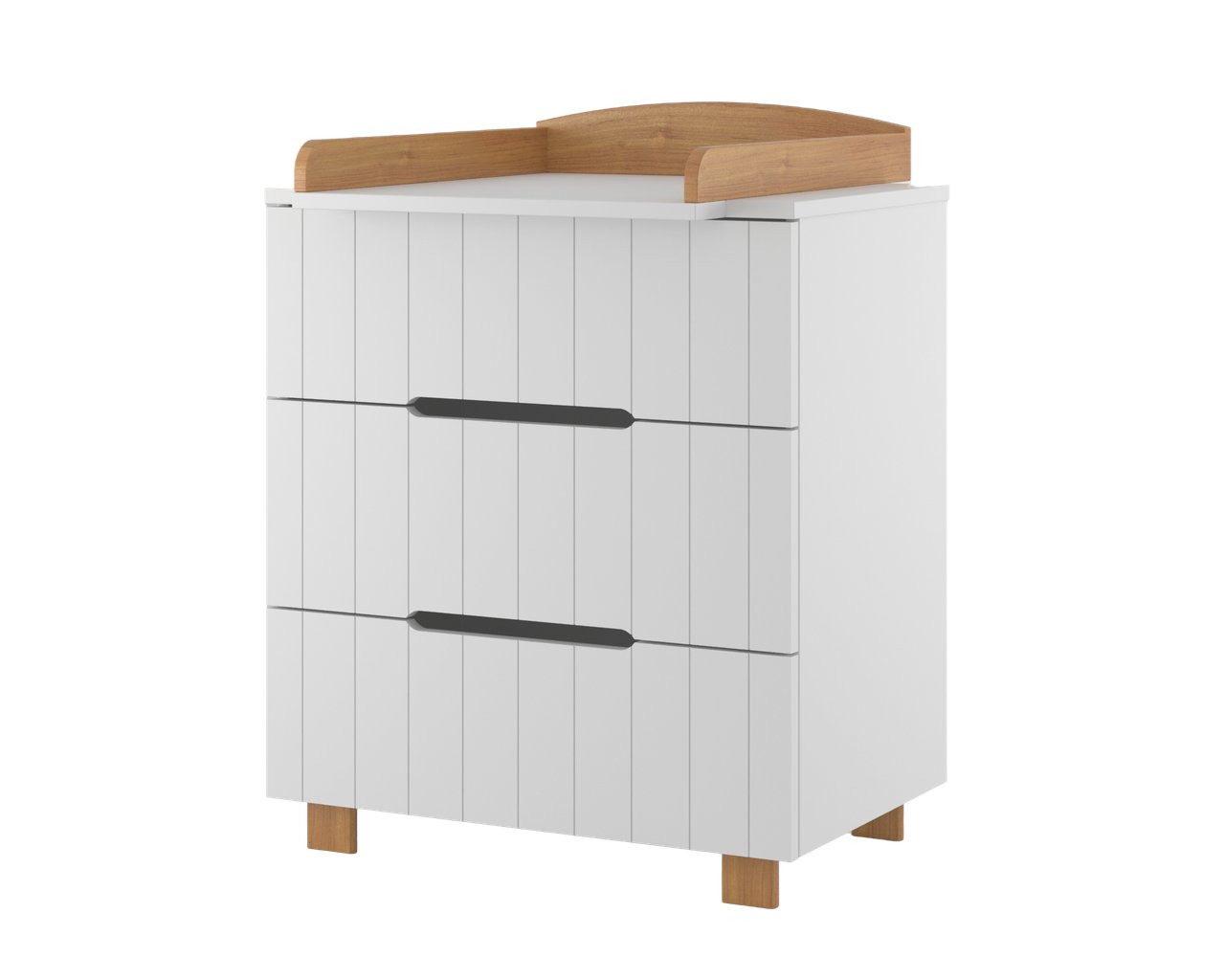 Детский комод Incanto Vikki 800/3 (белый/бук)