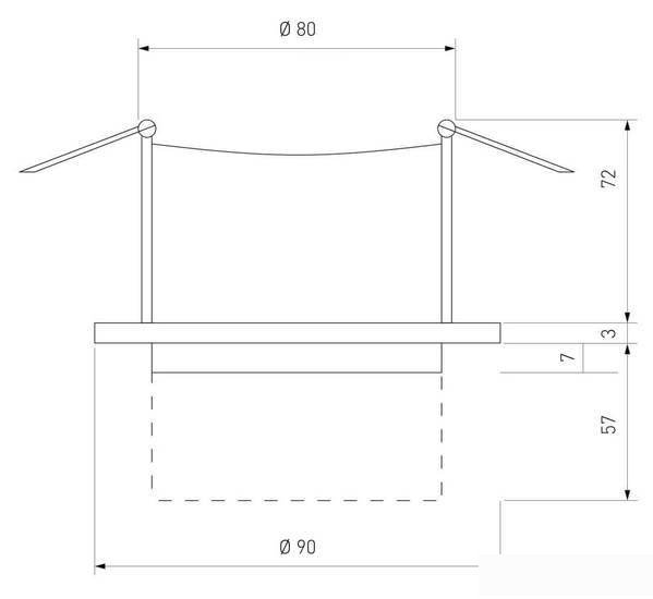 Точечный светильник Elektrostandard 9917 LED (черный матовый)
