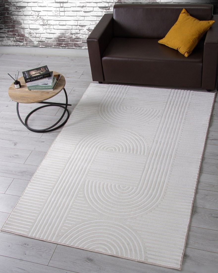 Ковер для жилой комнаты Merinos Monblan F537-STAN-CREAM (2x3)
