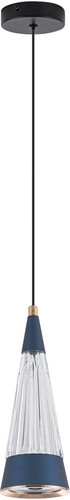 Подвесная люстра LED4U L7121-1 BL