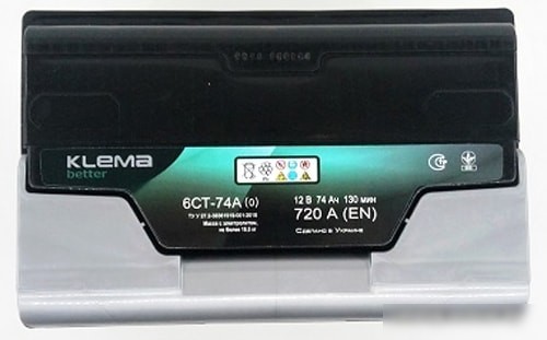 Автомобильный аккумулятор Klema Better 6CТ-74А(0) (74 А·ч)