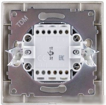 Выключатель TDM Electric Лама SQ1815-0704 (бронза)