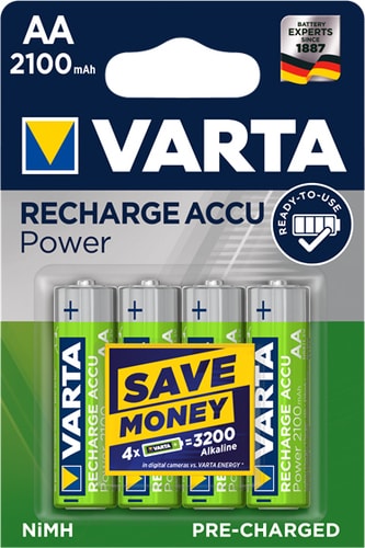 Аккумуляторы Varta AA 2100mAh 4 шт. 56706
