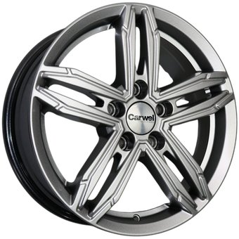 Литые диски Carwel Нева 256 16x6.5" 5x108мм DIA 63.35мм ET 50мм S