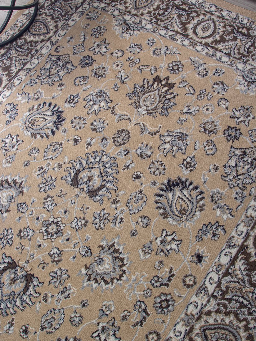 Ковер для жилой комнаты Aidin Carpet Praga 06030A-STAN-BEIGE-BEIGE (1x3)