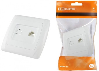 Розетка компьютерная TDM Electric Онега SQ1805-0022