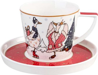 Чашка с блюдцем Lefard Family Christmas 425-161