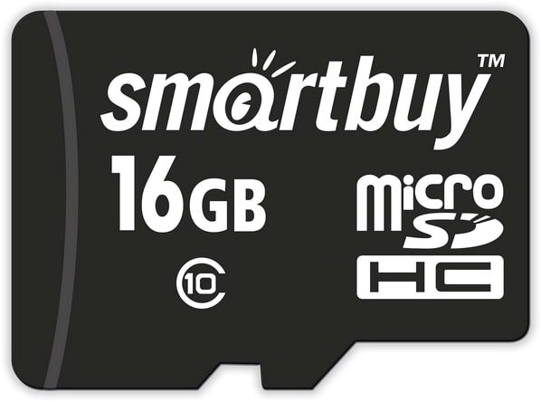 Карта памяти Smart Buy microSDHC SB16GBSDCL10-01LE 16GB (с адаптером)